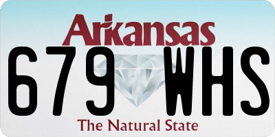 AR license plate 679WHS
