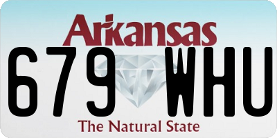 AR license plate 679WHU
