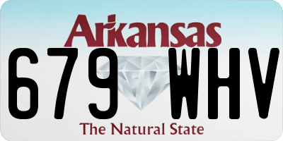 AR license plate 679WHV