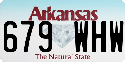AR license plate 679WHW
