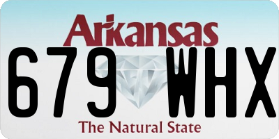 AR license plate 679WHX
