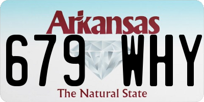 AR license plate 679WHY