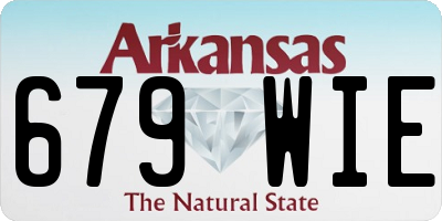 AR license plate 679WIE