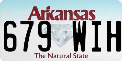AR license plate 679WIH