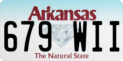 AR license plate 679WII