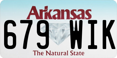 AR license plate 679WIK