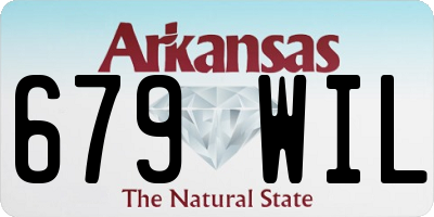 AR license plate 679WIL