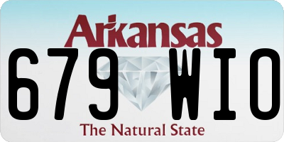 AR license plate 679WIO