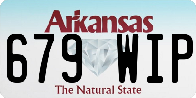 AR license plate 679WIP