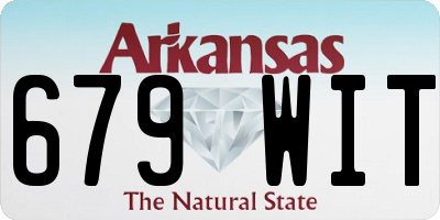 AR license plate 679WIT