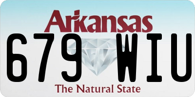 AR license plate 679WIU