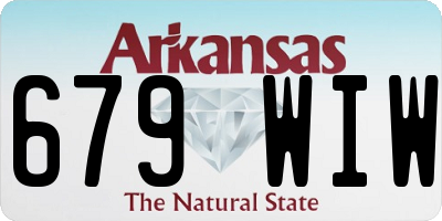 AR license plate 679WIW