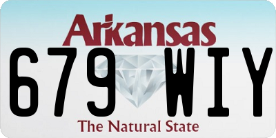 AR license plate 679WIY