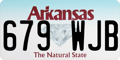 AR license plate 679WJB