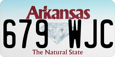 AR license plate 679WJC