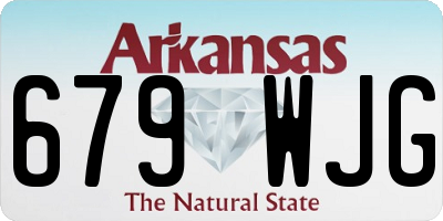AR license plate 679WJG