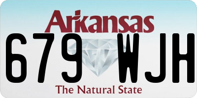 AR license plate 679WJH