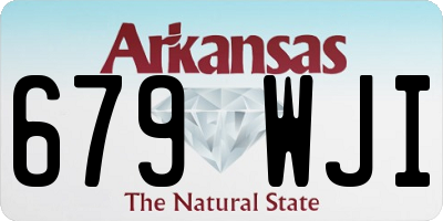 AR license plate 679WJI