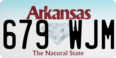AR license plate 679WJM