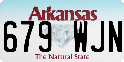 AR license plate 679WJN