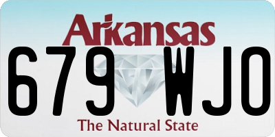 AR license plate 679WJO