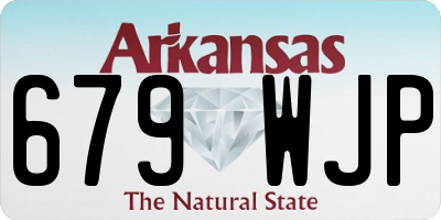 AR license plate 679WJP