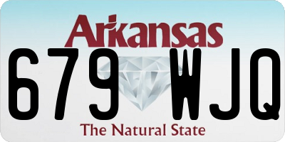 AR license plate 679WJQ