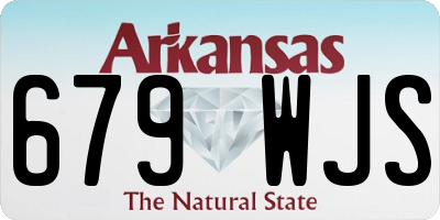 AR license plate 679WJS