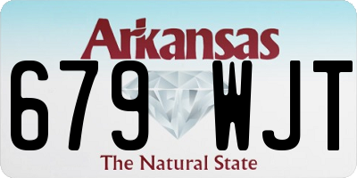 AR license plate 679WJT