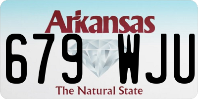 AR license plate 679WJU