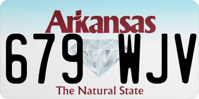 AR license plate 679WJV