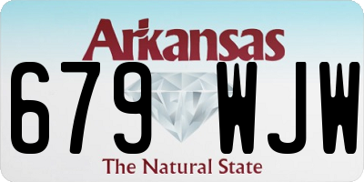 AR license plate 679WJW