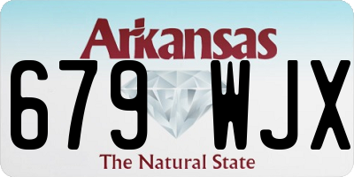 AR license plate 679WJX