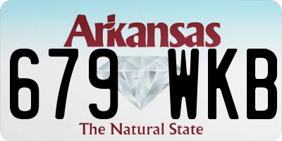AR license plate 679WKB