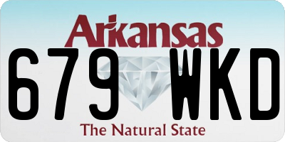 AR license plate 679WKD