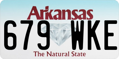 AR license plate 679WKE