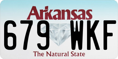 AR license plate 679WKF