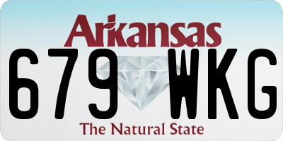 AR license plate 679WKG