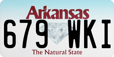 AR license plate 679WKI