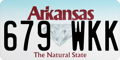 AR license plate 679WKK