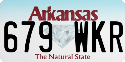 AR license plate 679WKR