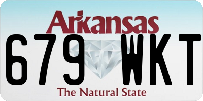AR license plate 679WKT