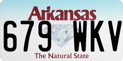 AR license plate 679WKV