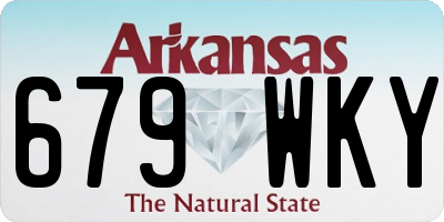 AR license plate 679WKY