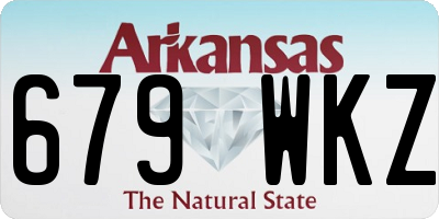 AR license plate 679WKZ