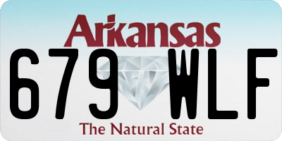 AR license plate 679WLF