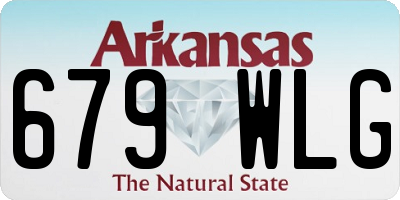 AR license plate 679WLG