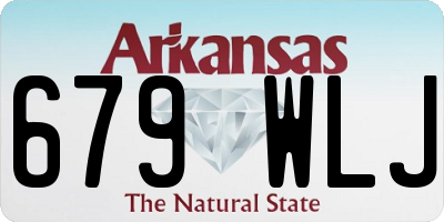 AR license plate 679WLJ
