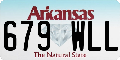 AR license plate 679WLL