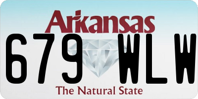 AR license plate 679WLW